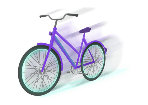 Met de <span class="text-accent">fiets</span> of <span class="text-accent">lopend</span>